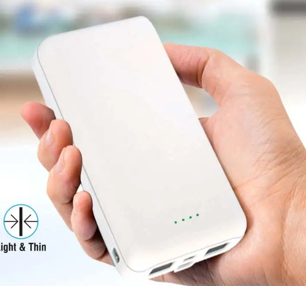 Slim Power bank 10,000 mAh